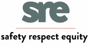 SRE Safety Respect Equity logo