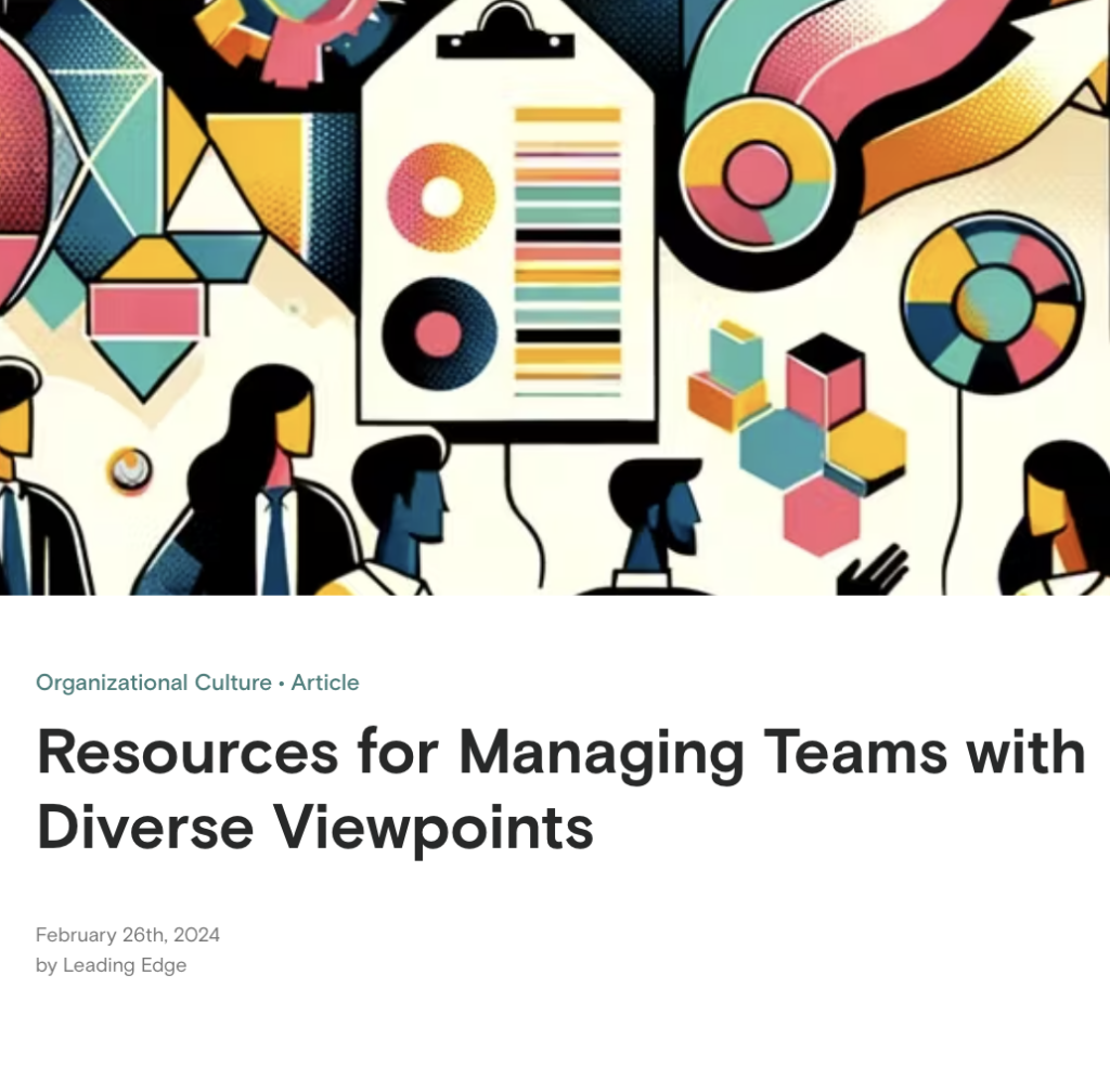 leading edge diverse viewpoints